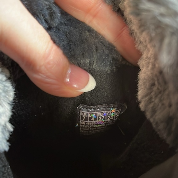 Skechers Black Tall Snow Boots Size 7 - Picture 7 of 7